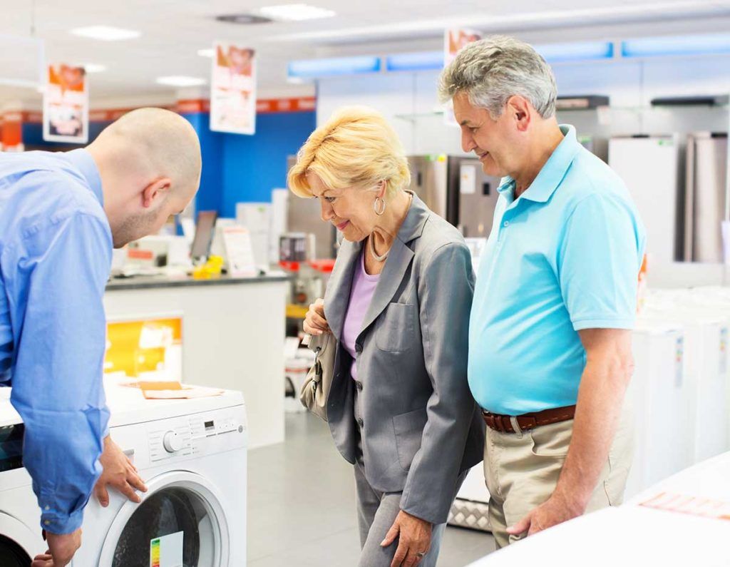 Shopping for laundry appliances